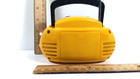Sentry Desktop Radio Yellow Black Round Antenna Am Fm Retro Mbbr2