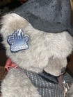 Vintage Retired 1987 Grey Applause Teddy Bear Plush Tie Hat  Vest  Original Tags