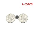 1 10pcs Two Fold Three Fold Bite Coin Dollars Close-up Street Tricks Prop Bite C