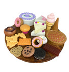 Vintage 188-piece Pretend Play Food  Dishes   Utensils Set     All Food Groups