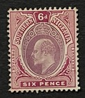 Travelstamps  Southern Nigeria Stamps Scott  38 - Six Pence  6d Mint Mogh