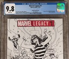 Marvel Legacy  1 Dodson Sketch Cover Cgc 9 8 Marvel Comics 2017 