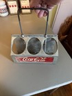 1950s Coca-cola Vintage Metal 6 Pack Bottle Carrier Coke Caddy Aluminum Holder