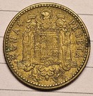 1947  53  Spain Peseta - Excellent Coin