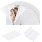 90 Pack Pre-folded Vellum Jackets For 5x7 Invitations  Translucent Vellum 