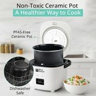 Rice Robot Personal Rice Cooker  Pfas-free  Nonstick  1 Quart Capacity  4 Cups 