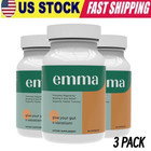 3 Pack Emma Gut Health Supplement For Bloating Relief   Leaky Gut 180 Capsules