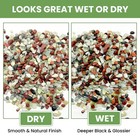 Mixed Color Pebbles 6lb - Polished Decorative Gravel For Plants  Fish Tanks 