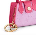 2025 Fao Schwarz Mini Rockefeller Top Handle Tote  - Key Chain Bag Charm Nwt