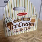 Melissa   Doug Wooden Scoop   Serve Ice Cream Counter - Missing Pieces