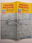Oct 1968 Union Pacific Railroad Public Timetable Train Stations Index Map Up 3j
