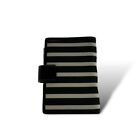 Kate Spade Planner Agenda Organizer 6 Hole Leather Black White Striped