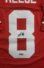 Arvell Reese Signed Auto Custom Xl Ohio State Buckeyes Jersey Coa Witnessed