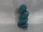 Ancient Chinese Longshan Blue Turquoise Man god 3000-2500 Bc