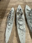 Vintage 1 1250 Navis German Wwii Large Lot Metal Waterline Model Ship 10 Models
