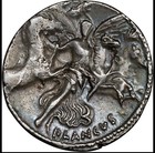 Roman Republic L  Plautius Plancus Silver Denarius Rome Mint 47 Bc 3 97g