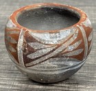 Vintage Native American Pueblo Pottery Mini Seed Pot Southwestern Hand Painted