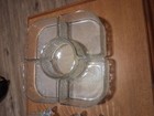 Princess House Fantasia  Chip  n Dip 5 Piece   7 Ancor  Cups See Description