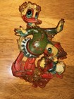 Vintage Donald Duck And Daisy Duck  Walt Disney Productions Lucite Wall Hanging