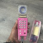 Vintage Lil Miss 1980 s Clear See Through Push Button Phone Y2k 