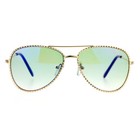 Kid s Pilot Sunglasses Ridged Metal Frame Uv Protection Boys   Girls