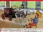 Mexico Folk Art Gonzalo Palacio Retablo Ex Voto Man Sees Skeleton Horse Carriage