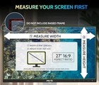 27 Inch Computer Privacy Screen Filter 16 9 Widescreen Monitor Removable 2 Pack 