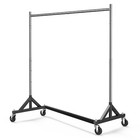 Hokeeper Commercial Clothing Garment Rack Rolling Closet Organizers Adjustable