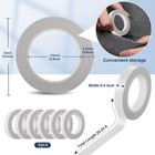 Double Sided Tape For Crafts 6 Rolls Strong Adhesive Tape 0 4 In X 26 25 Ft