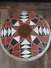 Native American Acoma Fine Line Hand Painted Pottery By D  Malie