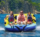Evajoy 3 Person Towable Inflatable Tube For Boating For 1-3 Riders