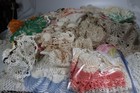 Vtg Antique Crochet Doilies Lot Of 50 Mixed Sizes Handmade Lace Random