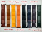 Original Genuine Apple Watch Leather Link Magnetic Band For Series 11 10 9 Se 8