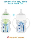 Sippy Straw Cup Conversion Kit For Dr Browns Wide-neck Baby Bottles  Spill-pr