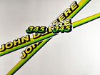 Replacement Vinyl Decal Set For John Deere 345 Lawn Tractor Hood  Stickers Kit