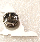 Malamute Or Husky Dog Floral Pattern Small Flat Acrylic Pin Tac Jewelry