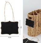 12 Pcs Mini Wooden Chalkboard Signs For Message Board Signs  Mini Chalkboards
