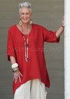 Watersister Cotton Gauze Sandy Tunic Long Banded Top 1 m l  2 xl  Oh My Colors