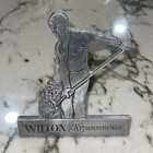 Wilton Armetale Rwp Advertising Stand Up Sign Plaque