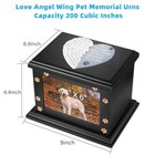 Pet Memorial Urns For Dogs Or Cats Ashes  Xlarge Wooden Funeral Memorial Urns 