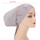 Adjustable Muslim Head Scarf Inner Hijab Caps Islamic Underscarf Ninja Scarf H