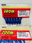 Lot Of 4 Pks Of Zoom Super Chunk Jr - Sapphire Blue - Fishing Lure Soft Plastics