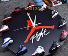Jordan Wall Clock Mini 3d Sneakers Nike Aj Air Watch Magnet Gift Basketball Nba