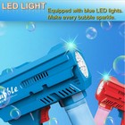 2 Pack Led Light Up Bubble Gun For Kids  Automatic Bubble Blower With 2 Refil   