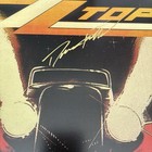 Rare Zz Top Eliminator Tour  Autograph Signed Poster 1984 Beard   Hill   Gibbons
