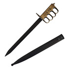 Trench Thorn With Scabbard Four Hole Handle Dagger Outdoor Exploration  Collect