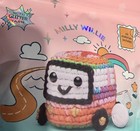Woobles Rainbow Milly Willie 2026 Wooble Wagon Exclusive Kit   Postcard Tin Code