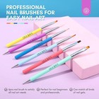 6pcs Nail Art Brushes Set Multifunctional Gel Nail Brush For Diy Design65