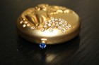 Vintage Estee Lauder September Angel Pressed Powder Compact Translucent
