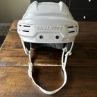 Bauer Reakt 200 Ice Hockey Helmet Combo White Size Medium M 6 7-8-7 3 8